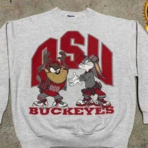 Vintage NCAA Ohio State Buckeyes Looney Tunes Shirt, Ohio State University Shirt